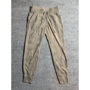 Lululemon Pants Women 6 Brown Warm Down Jogger Sweatpants Athleisure Comfy Gym